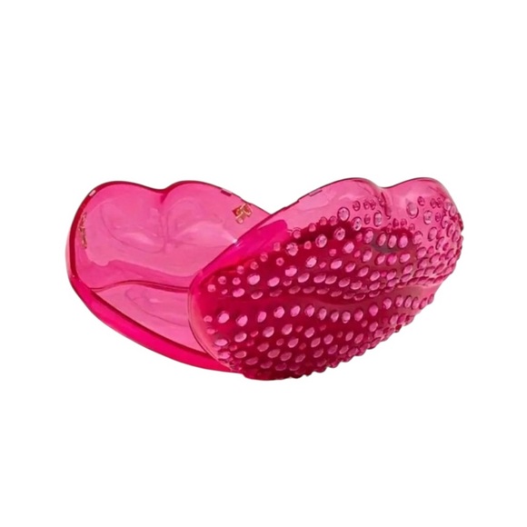 Rose Red Acrylic Lip Shaped Bag - Picture 5 of 8